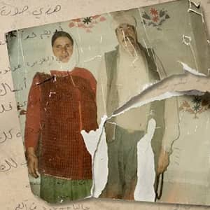 Aged photograph from Lincoln Yazidis exhibit