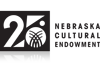 Nebraska Cultural Endowment 25th anniversary logo