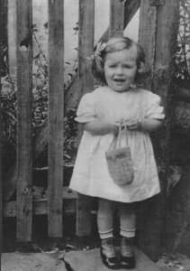 Photograph of Beate Stern (Bea Karp) taken by her uncle when she was approximately 3 years old
