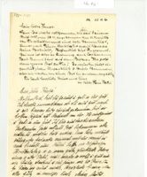 Letter from Curt and Regina Schönwald to Henry Wald, November 22, 1940