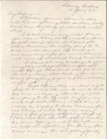 Letter from Clarence Williams to Gretchen Williams, June 14, 1945