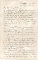 Letter from Clarence Williams to Gretchen Williams, December 22, 1944
