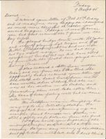 Letter from Clarence Williams to Gretchen Williams, March 9, 1945