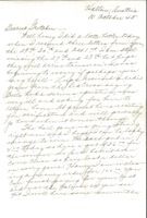 Letter from Clarence Williams to Gretchen Williams, October 10, 1945
