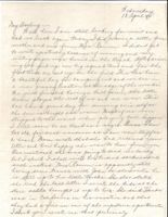 Letter from Clarence Williams to Gretchen Williams, April 18, 1945