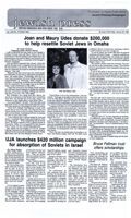 Joan and Maury Udes donate $200,000 to help resettle Soviet Jews in Omaha