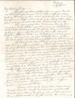 Letter from Clarence Williams to Gretchen Williams, April 6, 1945