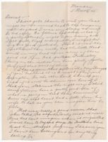 Letter from Clarence Williams to Gretchen Williams, March 5, 1945