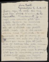 Letter from Paulette Rimmer to Beate Stern, July 8, 1943