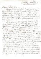 Letter from Clarence Williams to Gretchen Williams, October 15, 1945