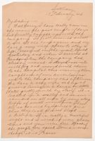 Letter from Clarence Williams to Gretchen Williams, February 17, 1945