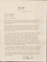 Letter from Ernst Papanek to Bea Pappenheimer, December 17, 1965