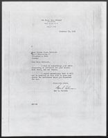Letter from Max S. Perlman to Flora Gottlieb, November 29, 1938