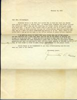 Letter from Jeannette Robbins to Francis Silbernagel, January 15, 1941