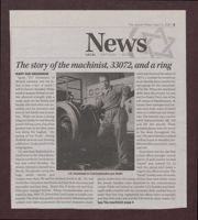 The story of the machinist, 33072, and a ring