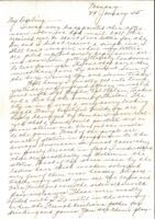 Letter from Clarence Williams to Gretchen Williams, January 29, 1945