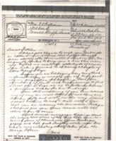 Letter from Clarence Williams to Gretchen Williams, February 22, 1945