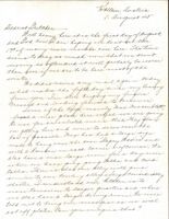 Letter from Clarence Williams to Gretchen Williams, August 1, 1945