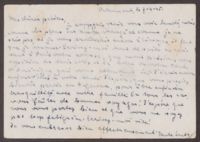 Postcard from Senta Loewenstein to Beate and Susie Stern, April 10, 1945