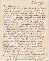 Letter from Clarence Williams to Gretchen Williams, May 1, 1945