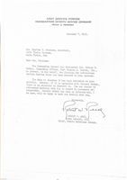 Letter from Army Service Forces to Jessie Hutchens, December 7, 1943