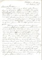 Letter from Clarence Williams to Gretchen Williams, October 13, 1945