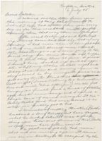 Letter from Clarence Williams to Gretchen Williams, July 6, 1945