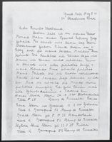 Letter from Flora Gottlieb Schmidt to the Wertheimer family, May 5, 1941