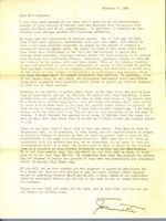 Letter from Jeannette to Francis Silbernagel, Febuary 7, 1941
