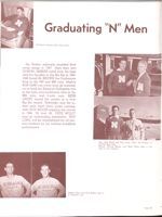1947 Cornhusker Yearbook: Graduating "N" Men