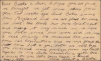Postcard from Flora, Albert and Bertha to Beate and Susie Stern, May 1, 1945