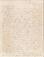 Letter from Clarence Williams to Gretchen Williams, February 25, 1945