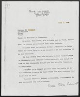 Letter from Flora Gottlieb Schmidt to Chateau de Chammont, July 1, 1942