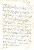 Letter from Clarence Williams to Gretchen Williams, May 2, 1945