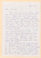 Letter from Matthew Wagner to Miriam Grossman, April 24, 1996