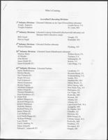 United States Holocaust Memorial Museum Days of Remembrance Attendance Sheet