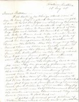 Letter from Clarence Williams to Gretchen Williams, August 13, 1945
