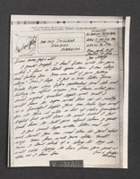 Letter from Melvin Thielbar to Guy Thielbar, January 25, 1944