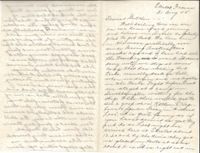 Letter from Clarence Williams to Gretchen Williams, August 31, 1945