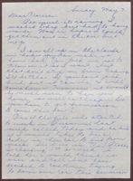 Letter from Gretchen Williams to Clarence Williams, May 7, 1944