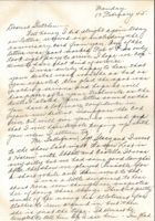 Letter from Clarence Williams to Gretchen Williams, February 12, 1945