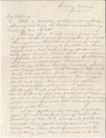 Letter from Clarence Williams to Gretchen Williams, June 13, 1945