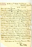 Letter from Curt and Regina Schönwald to Henry Wald, November 22, 1941