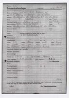 Abraham Szapiro's Buchenwald Questionnaire