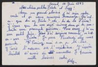 Postcard from Gerty Gross to Beate Stern, June 16, 1943