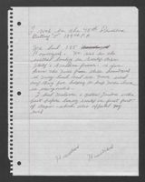 Melvin Thielbar Recollections