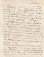Letter from Clarence Williams to Gretchen Williams, March 6, 1945