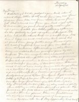 Letter from Clarence Williams to Gretchen Williams, April 19, 1945