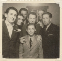 Ignac Grossman with friends
