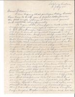 Letter from Clarence Williams to Gretchen Williams, July 11, 1945